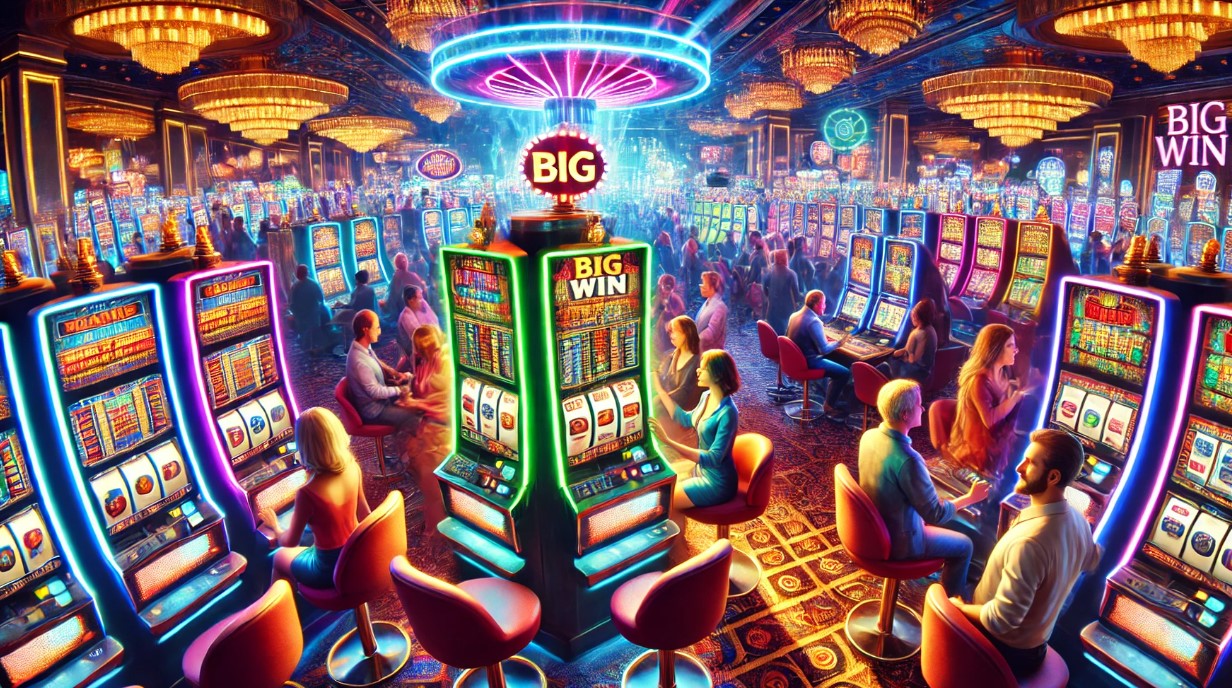 Casino-Automaten-Szene